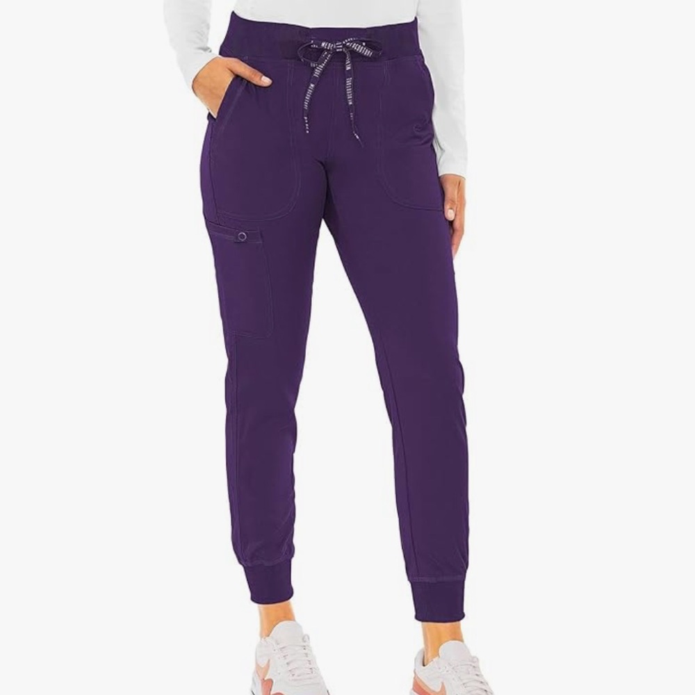 Med Couture Scrub Pants for Women Jogger Pant with 5 Pockets